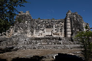 Mayan Temple II at Hormiguero - hormiguero mayan ruins,hormiguero mayan temple,mayan temple pictures,mayan ruins photos